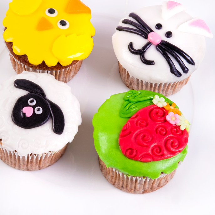 Velikonoční cupcakes Pomlázka