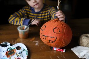 tvoření s dětmi na Halloween